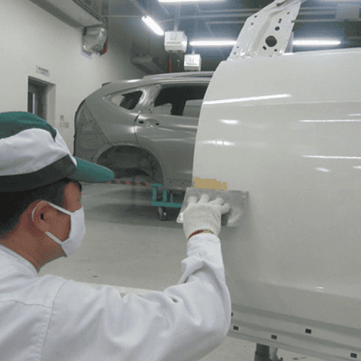 Hướng dẫn Quy trình nhận Sơn sửa chữa Ô Tô